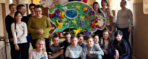 Warsztaty świąteczne z uczniami Szkoły Podstawowej w Koszutach 2018r